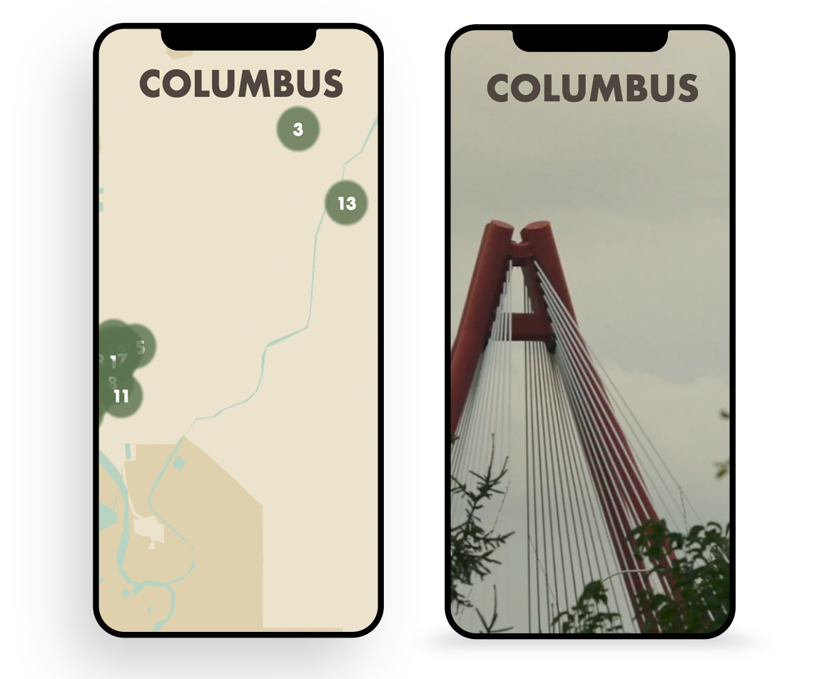 Columbus iPhone Mockup